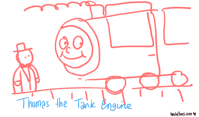 1 Jan 13 - Thomas the Tank Engine