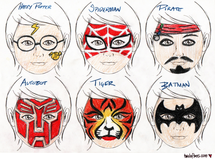 Face-Painting Designs (1 of 3)