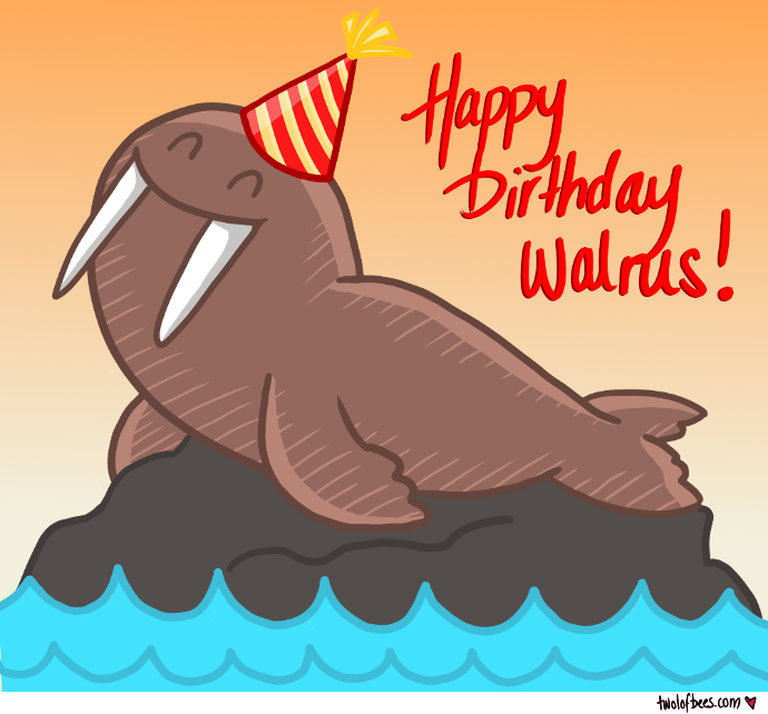 Happy Birthday Walrus