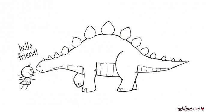 Hello Dinosaur Friend