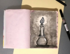 Inktober - Candle